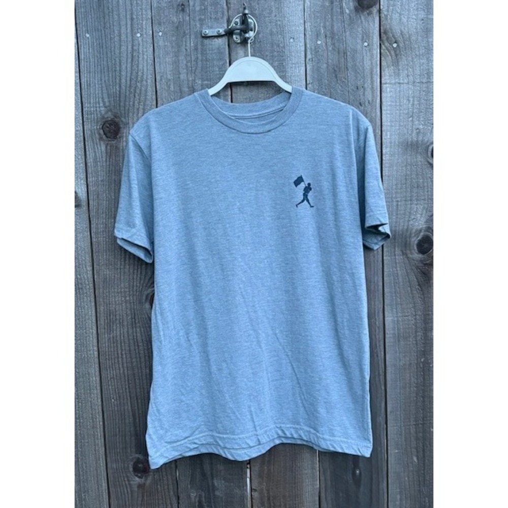 Baseballism Mens Full-Time Dad Gray Graphic‎ T-Shirt Medium Short Sleeve Tee